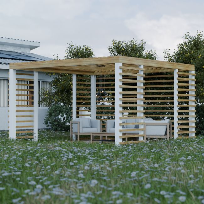 Estudio modular Patio