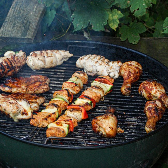 Parrilla de carbón Andina